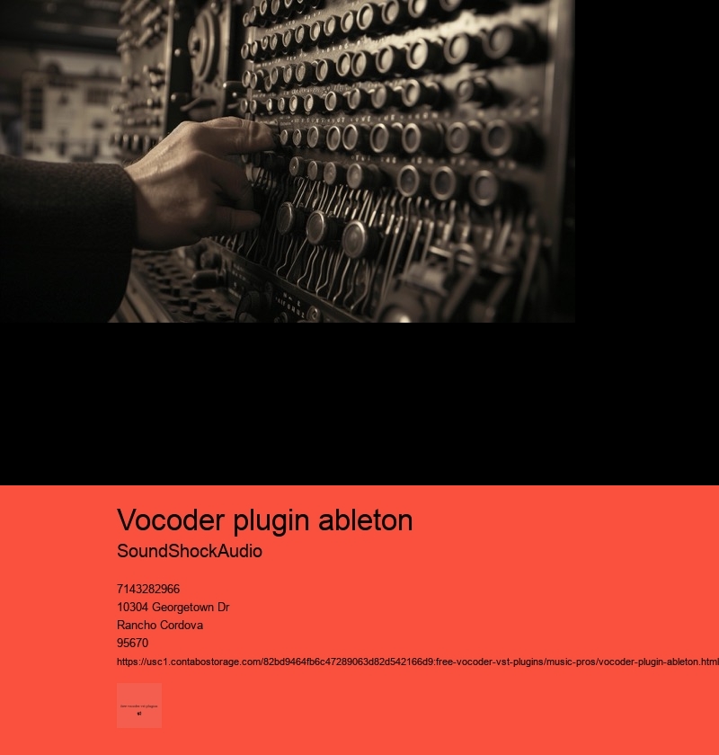 vocoder plugin ableton